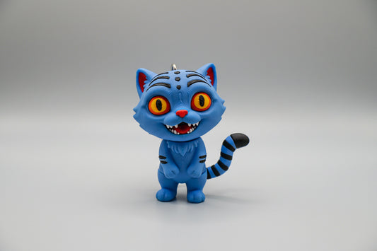 Derpy Tiger Keychain – K-Pop Demon Hunter