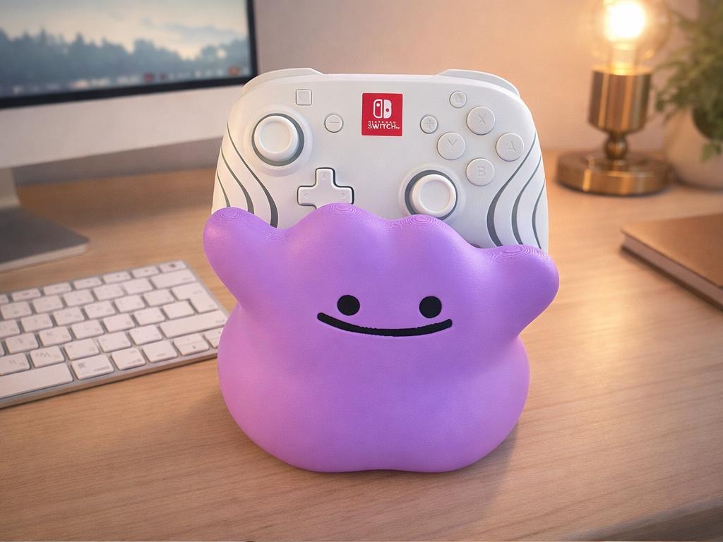 Cute Ditto Controller Holder – 3D Printed