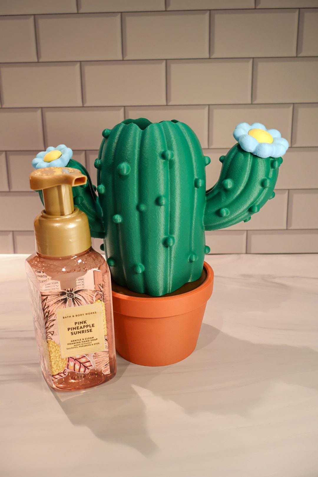 Cactus Soap Dispenser Bath & Body Works Sleeve – Hidden Stash Planter Pot