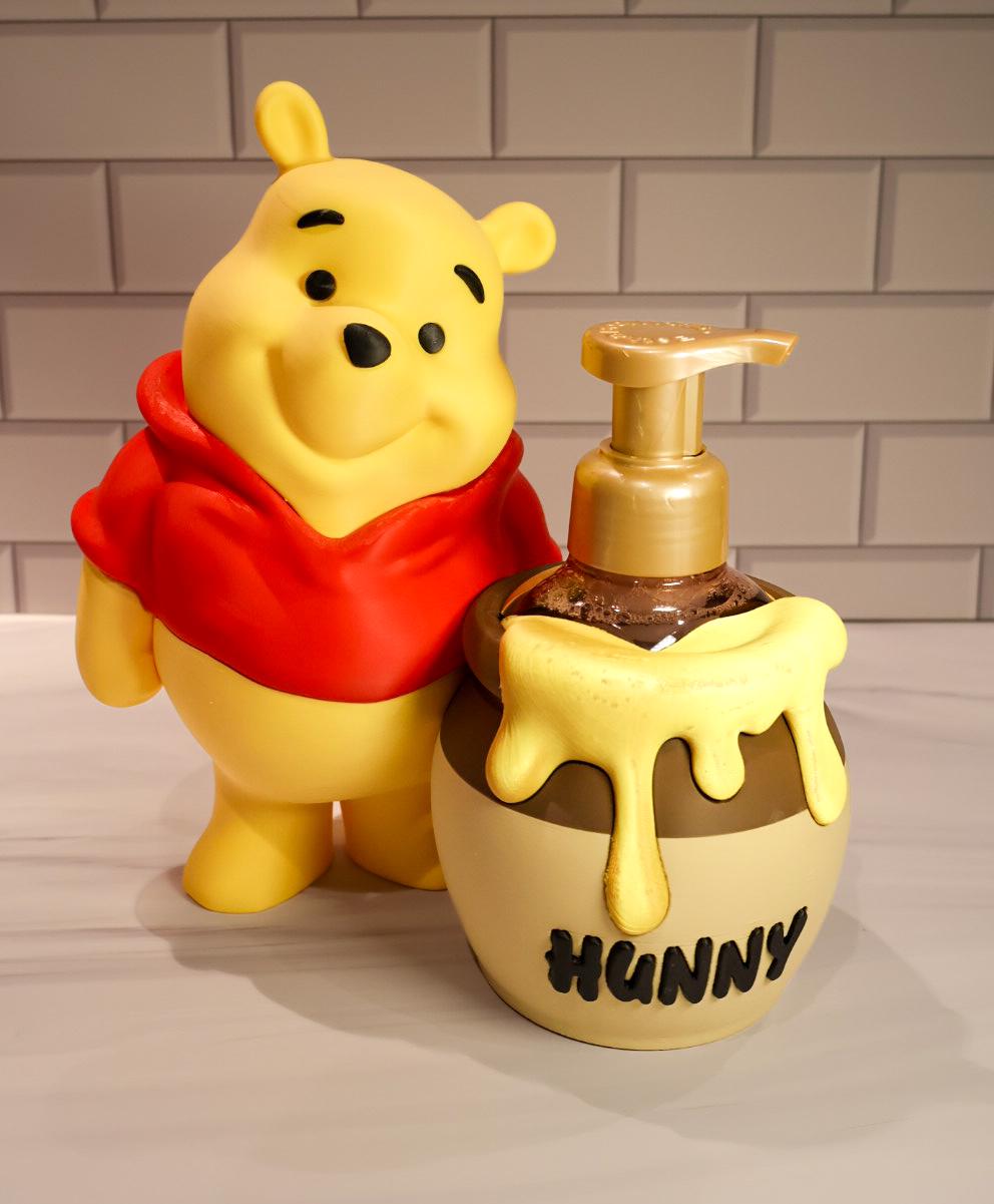 Yellow Bear Dispenser Holder for Bath & Body Works Bottles