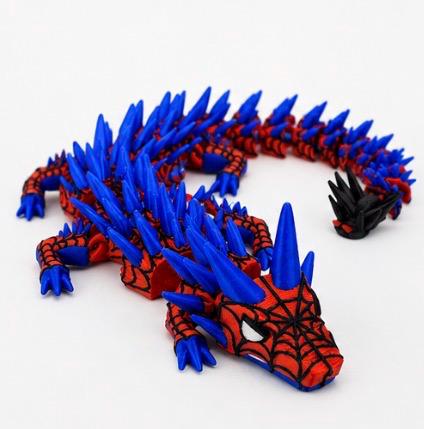 Spider-Inspired Flexi Dragon | Articulated 3D Printed Dragon